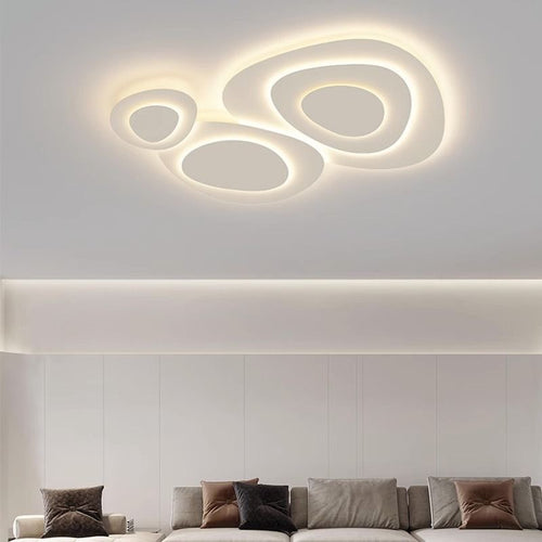 Aura Organic Geometric Flush Mount